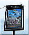 The Little Pig (2) - sign, 120 High Street, Amblecote, Stourbridge