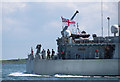 J5082 : HMS 'Bangor' departing Bangor by Rossographer