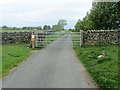 Gate across Tod Holes Lane