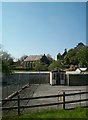 Ballyblack Presbyterian Church and Church Hall viewed across the yard of The Dogs