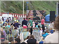 SZ0990 : Bournemouth: watching the London Jubilee pageant by Chris Downer