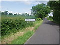 Stone Street following Course of Roman Road Through Crowfield