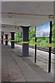 Canopy and name board, New Brighton Railway Station