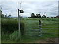 Footpath off Gainsborough Road