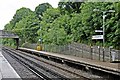 Footbridge and ramp, Bromborough Rake Railway Station