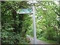 Coopers Lane and footpath sign