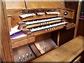 Organ Console, Church of the Holy Cross