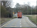 A43 northbound approaching roundabout