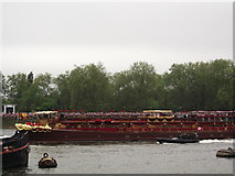 TQ2777 : The Royal Barge 'Spirit of Chartwell', River Thames by David Anstiss