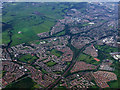 Newton and Cambuslang from the air