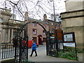 Looking through the gates of the Upper Chapel into Norfolk Street