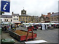 NU1813 : Alnwick Townscape : The Market Square, Alnwick by Richard West