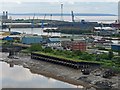 A view across Newport Docks