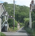 Looking up Blackquarries Hill