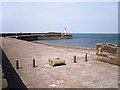 NX9618 : West Pier, Whitehaven by Rose and Trev Clough