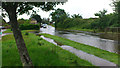 Flooding on the Main Road Hunston