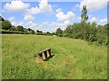 Bench by the Avon Valley Footpath