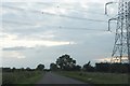 Pilning Street passing under powerlines