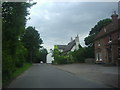 High Street Shepreth overlooking The Plough public house