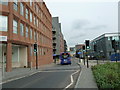 Traffic lights in Furnival Street