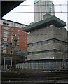 SP0686 : Birmingham New Street: brutalist signal box by Christopher Hilton
