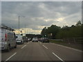 Roundabout on the A414 going above the A10, Ware