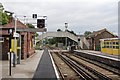 Signals and Footbridge, Hall Road Railway Station