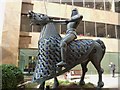 Edgar statue detail, Devonshire Square EC2