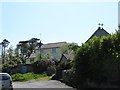 The Catholic Presbytery and the rear of the Star of the Sea Chapel from Stella Maris Street