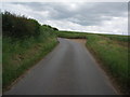 Narrow lane with passing place near to Sandridge