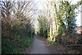 Footpath parallel to Hempstead Lane