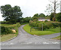 Access road to Cornerways south of Bwlch