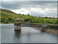 SJ9899 : Walkerwood Reservoir, Dam and Valve Tower by David Dixon