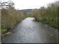 Afon Irthon enters Afon Gwy (the River Wye)