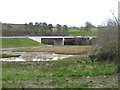 The new A470 bridge over Afon Ieithon (River Ithon)