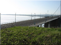 ST5689 : The east end of the Severn Road Bridge by David Purchase