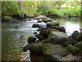 Stepping stones across the North Teign