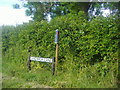 Sign for Landwick Lane, Dengie