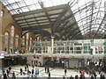 Inside Liverpool Street station