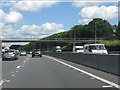 M25 motorway - footbridge near Mill End