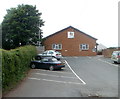 Clubhouse and car park, Brecon Golf Club