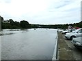 Afon Teifi downstream from Cardigan Bridge