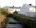 River Llynfi flows towards the A4063, Nantyffyllon 