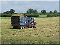 TF1565 : Silage making at Holmes Farm by Oliver Dixon