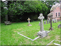 SZ2195 : St Michael & All Angels, Hinton Admiral: churchyard (2) by Basher Eyre