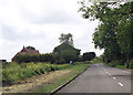 Leaving South Somercotes by Grove Farm