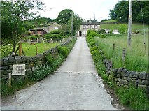 SD9923 : Driveway to Rudd Clough Farm   by Humphrey Bolton