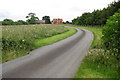 Lane past Broughton Barns cottage