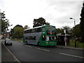 Bus at Ruddington Green