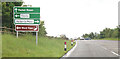 A46 approaching Claxby turning